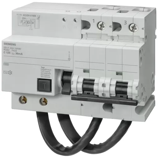 Дифф.автомат тип A (PSE), D=70MM IFN 300MA, 10KA, 2-полюсаE C 125A для PARTIAL SHUTDOWN