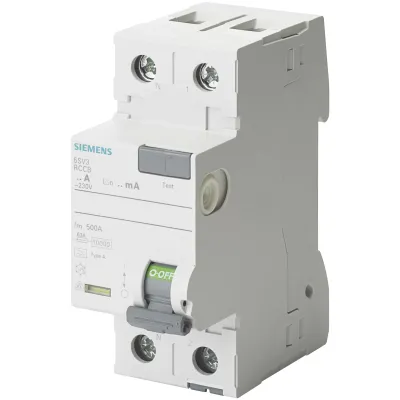 Устройство защитного отключения тип A 80/2 100MA 2мод. N-слева Siemens 5SV3417-6KL