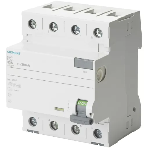 UZO тип A 25A 3 + N-POL 300MA 400V 4MW коротко затрочено