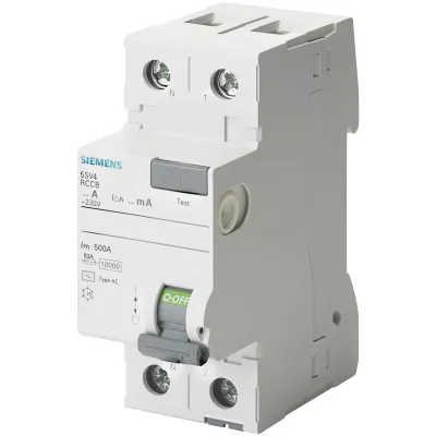 Устройство защитного отключения тип AC 25/2 300MA 2мод. N-слева Siemens 5SV4616-0KL