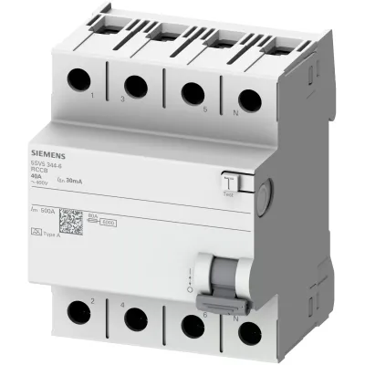 Узо тип аC 25A 3+N--полюсн. 300MA 400V 4TE Siemens 5SV5642-0