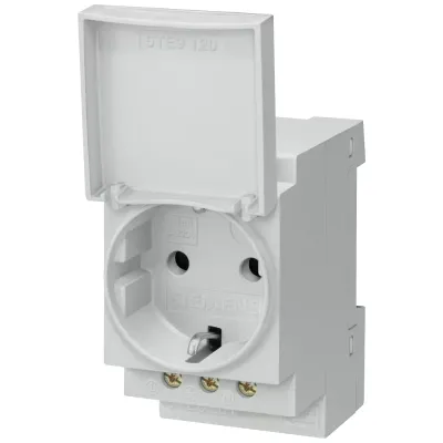Розетка SCHUKO 16A 3-полюсная с крышкой Siemens 5TE6801