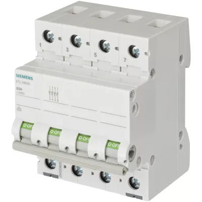 Выключатель нагрузки 125A 4-пол. Siemens 5TL1492-0