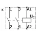 INSTA контактор с 2 NO CONTACTS CONTACT FOR AC 230, 400V 20A ACTIVATION ACDC24V