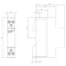 INSTA контактор с 1 NO CONT. AND 1 NC CONT. CONTACT FOR AC 230, 400V 20A ACTIVATION ACDC24V
