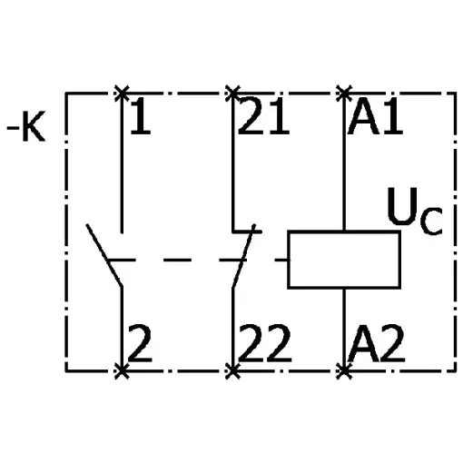 INSTA контактор с 1 NO CONT. AND 1 NC CONT. CONTACT FOR AC 230, 400V 20A ACTIVATION ACDC24V