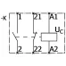 INSTA контактор с 1 NO CONT. AND 1 NC CONT. CONTACT FOR AC 230, 400V 20A ACTIVATION ACDC24V