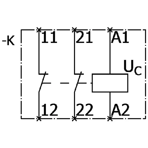 INSTA контактор с 2 NC CONTACTS CONTACT FOR AC 230, 400V 20A ACTIVATION AC230V DC220V