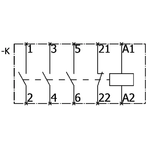 INSTA контактор с 3 NO CONT. AND 1 NC CONT. CONTACT FOR AC 230, 400V 25A ACTIVATION AC230V DC220V