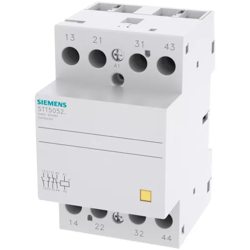 INSTA контактор с 2 NO CONT. AND 2 NC CONT. CONTACT FOR AC 230, 400V 63A ACTIVATION ACDC24V