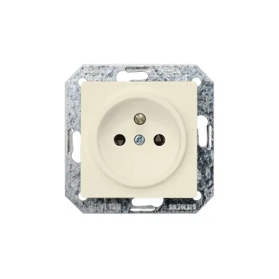 DELTA I-SYSTEM електричний білий розетка 10A DC/16а AC 250в з захисним контактом, захисна шторка, с безрізьбовим контактний затискач електромагнітного мех.частина Siemens 5UB1348