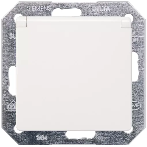 DELTA I-SYSTEM виготовленню алюмінію металік розетка SCHUKO 10A DC/16а AC 250в C захисним контактом A захисними шторками C відкидною кришкою З безрізьбовим контактним затискачем електромагнітного мех. частина