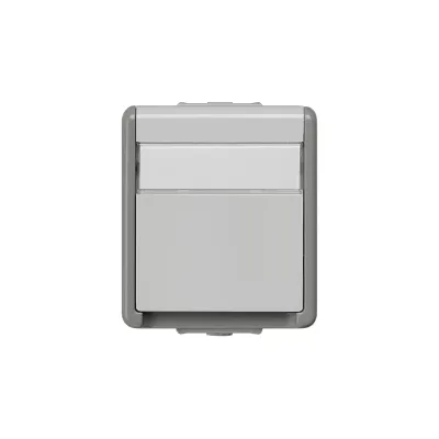 DELTA FLACHE розетка SCHUKO с крышкой 10A DC/16а AC 250в IP44 навесного монтажа брызгозащищенная с полем для надписи Siemens 5UB4713