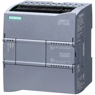 SIPLUS S7-1200, компактне цпу 1212C AC/DC/RLY, робоча температура -40 ... + 70°C, зі стійким покриттям, на основі 6ES7212-1be40-0xb0 . компактне цпу, AC/DC/RELAY, вбудовані входи/виходи: 8 DI =24 в, 6 DO реле 2A, 2 AI =0 - 10 в, живлення: ~85 - 264 в пр 6