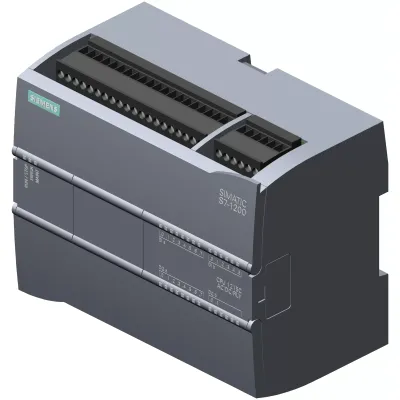SIPLUS S7-1200,компактне цпу 1215C AC/DC/RELAY, для важких умов застосування, зі стійким покриттям, на основі 6ES7215-1BG40-0xb0 . компактне цпу 1215C, AC/DC/RELAY, 2 порти PROFINET, вбудовані входи/виходи: 14 DI =24 в, 10 DO реле 2 A, 2 AI =0-10 в, 6AG12