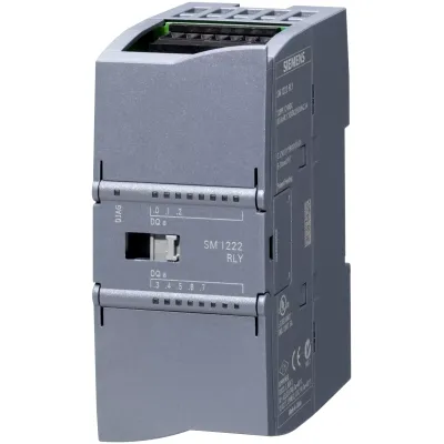 Siplus S7-1200, модуль дискретних виходів SM 1222 8DQ Rly робоча температура -25 ... + 70°C, зі стійким покриттям, на основі 6ES7222-1hf32-0xb0 . модуль дискретних виходів, 8 DQ, реле 2A 6AG1222-1HF32-2XB0