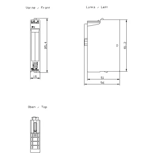 SIMATIC DP, электронный модуль для  ET 200S, 8 DO HIGH FEATURE =24 в/0.5A, ширина 15 MM, диагностика к.з., светодиод системной ошибки, 1 штука в упаковке
