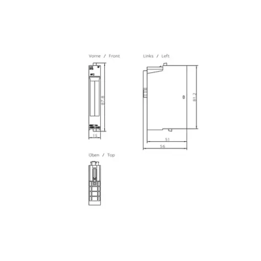 SIMATIC DP, электронный модуль для ET 200S: 2AI RTD HIGH FEATURE 6ES7134-4NB51-0AB0