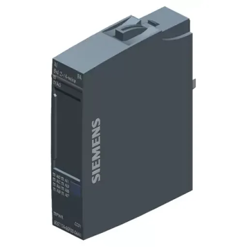 SIMATIC ET 200SP, модуль аналогового введення, AI 8XI 2-/4-WIRE BASIC, для установки на базовий блок A0, A1, колірний код CC01, діагностика модуля, 16 біт