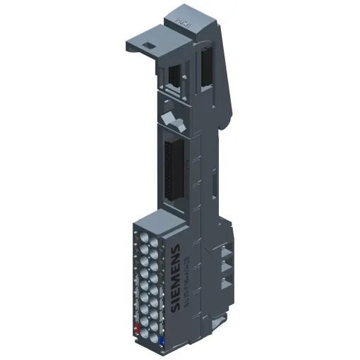 SIMATIC ET 200SP, базовый блок BU15-P16+A0+2B,  тип A0, втычные клеммы, без доп. клемм (AUX), подключение к сущ. нагрузочной группе (базового блока слева) ш х в: 15MMX117MM