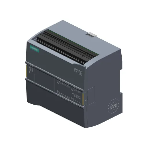 SIMATIC S7-1200F, відмовобезпечне компактне цпу CPU 1214 FC DC/DC/DC, вбудовані входи/виходи: 14 DI =24 в, 10 DO =24 в, 2 AI =0 - 10 в, блок живлення: =20.4-28.8 в, пам\'ять програми/даних: 125 кб
