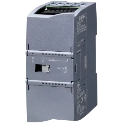 SIMATIC S7-1200, модуль аналогового ввода, SM 1231, 8 AI, +/-10в, +/-5в, +/-2,5в, или 0-20 MA 12 бит + знак или (13 бит ADC) 6ES7231-4HF32-0XB0