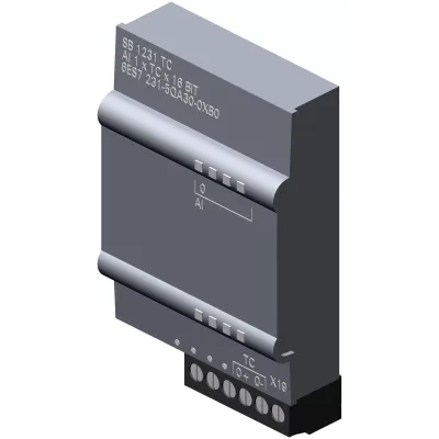 SIMATIC S7-1200, системная плата термопары SB 1231 TC, 1 аналоговый вход (термопара), 1-канальная, термопары J или K 6ES7231-5QA30-0XB0