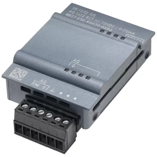 SIMATIC S7-1200, плата аналогового виводу SB 1232, 1 AO, +/-10 в (12 біт) або 0 - 20 MA (11 біт)