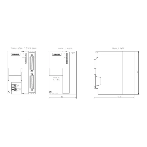 SIMATIC S7-300, IM 361, інтерфейсний модуль для установки в стійки розширення: підключення до базового блоку з IM360 або інший стійці розширення з IM 361, необхідний блок живлення =24в, підтримка K-шини SIMATIC S7-300, IM 361, інтерфейсний модуль для установки в стійки розширення: підключення до базового блоку з IM360 або інший стійці розширення з IM 361, необхідний блок живлення =24в, підтримка K-шини