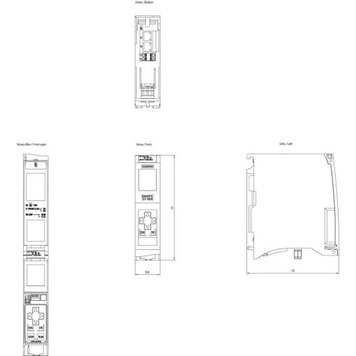 SIMATIC S7-1500, центральный процессор CPU 1511-1 PN, рабочая память 150 кб для программы и 1 мб для такнных, 1 интерфейс - PROFINET IRT с 2х-портовым коммутатором, производительность 60 нс на битовую операцию, необходима карта памяти SIMATIC MC