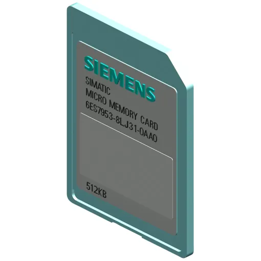 SIMATIC S7, микрокарта памяти MMC для S7-300/C7/ET 200, 3.3 в NFLASH, 512 кбайт