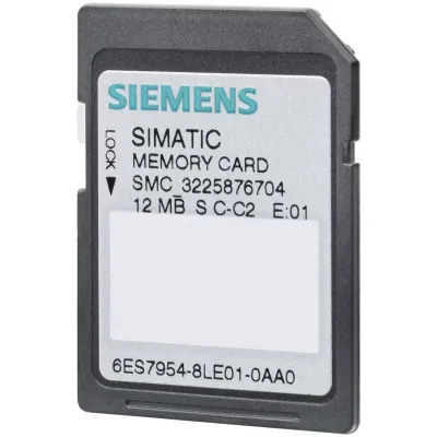 SIMATIC S7, карта пам`яті для S7-1X00 CPU / SINAMICS, 3,3 в FLASH, 12 мбайт 6ES7954-8LE03-0AA0