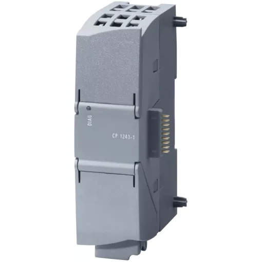 Коммуникационный процессор CP 1243-1 для утакленного управления SIMATIC S7-1200 через локальные сети  с брандмауэром и VPN.