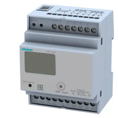 Счетчик енергії 2 тарифний LCD-дісплей пряме підключення CT/5A 1XSO Siemens 7KT1540