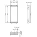 ALPHA 400 настенный распределит.шкаф пустой (FLAT PACK) IP43 1класс RAL 7035 в=1250 ш=550 г=210