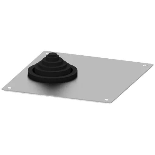 Alpha 1250 DIN flange plate with 1 x rubber sleeve 8HC6900 IP55