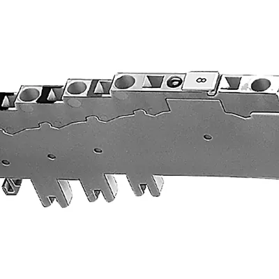 Виконавча клеми (L-, S, а) без LED світло-сіра NPN, 15-30в розмір 1,5MM2, 5MM Siemens 8WA2011-3KE31