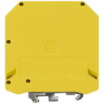 Клемма PE винтовая сечение: 35 - 95 MM2, , AWG: 2 - 4/0, ширина: 25 MM, зелено-желтая Siemens 8WH1000-0CQ07