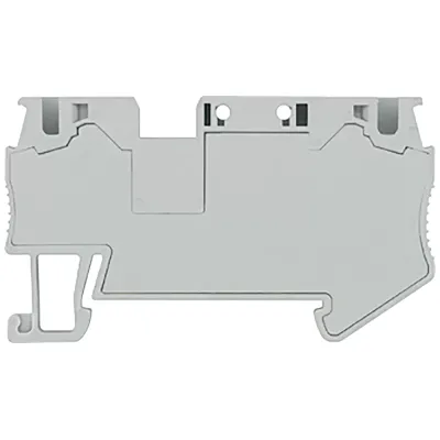 Клемма изолированная пружинное подсоединение сечение: 0.5 - 4 MM2, ширина: 6.2 MM, серая Siemens 8WH2000-6AG00
