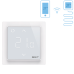 Терморегулятор електронний DEVIreg™ Smart Pure White Wi-Fi, інтелектуальний таймер, білий