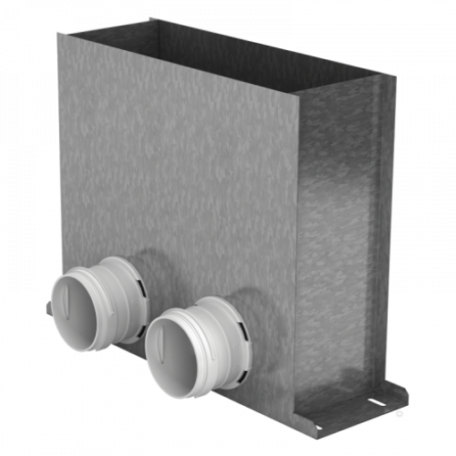 Пленум напольный металлический, 0821300х100/75х2, Vents FlexiVent