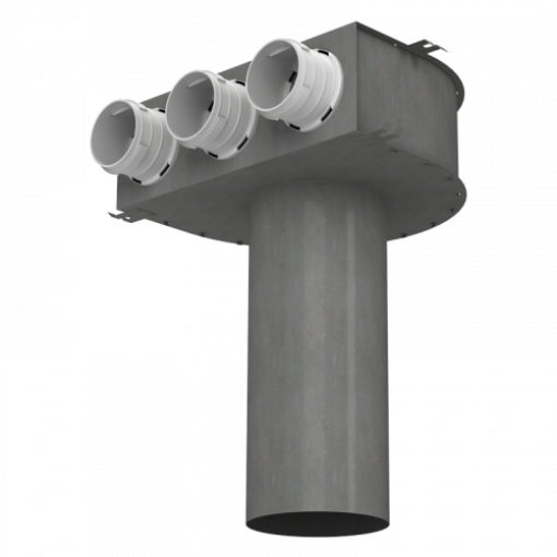 Пленум потолочный металлический, 0811125/75х3, Vents FlexiVent