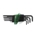  Набор штифтовых ключей в держателе ProStar TORX , 14 шт. В блистерной упаковке, черный оксидированный 