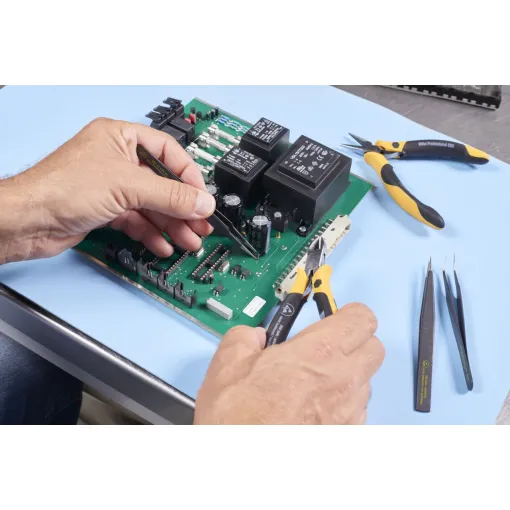 Набор пинцетов SMD Professional ESD, набор из 5 предметов, включая коробку