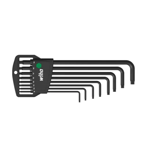 Набор штифтовых ключей в держателе Classic TORX , 9 шт., Оксидированный черный 