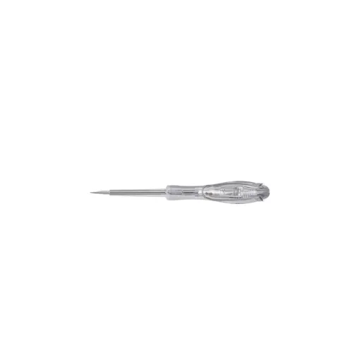 Пробник напруги SoftFinish, однополюсний, 110 - 250 В Шліц, прозорий, з затискачем