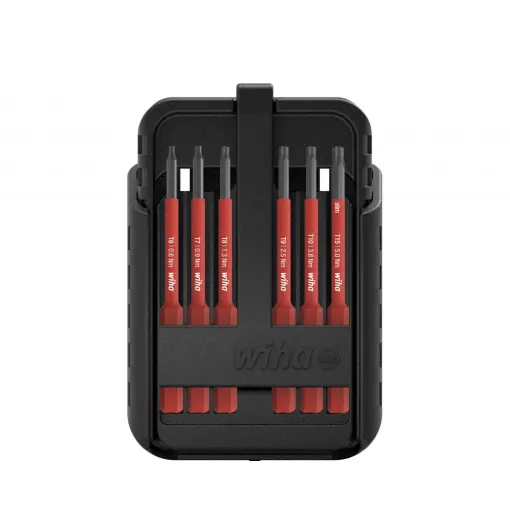  Набор электрических бит slimBit TORX , TORX PLUS , 15 предметов. Включая коробки slimBit и держатель для ремня 