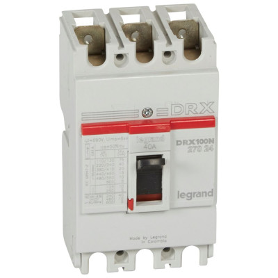 Автоматичний вимикач DRX125, 3п 40 А Legrand 027024
