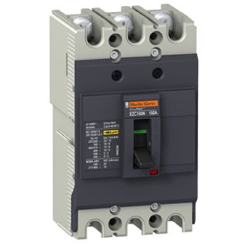 Автоматический выключатель EasyPact 3-п 100А 15kA 400V 3P/3T  EZC100N3100