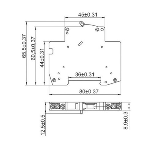Контакт стану КСВ47-60М на DIN-рейку IEK (MVA31D-AK-1)